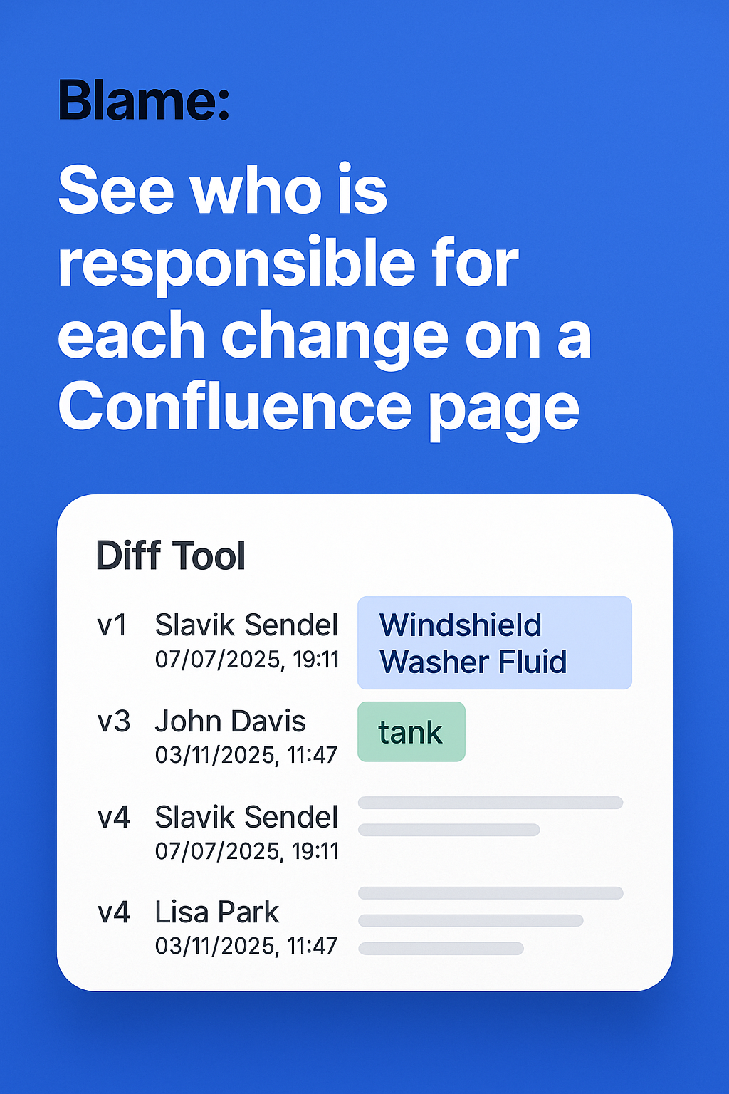 Just Blame inline attribution interface